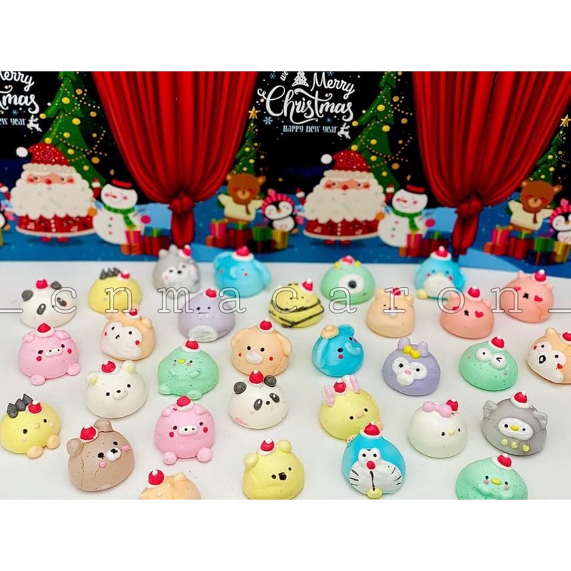 Set 12 bánh meringue noel ngẫu nhiên