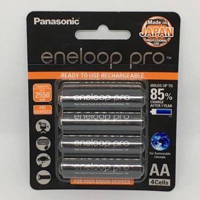 Pin sạc Eneloop Panasonic Pro 2550mAh vỉ 4 viên