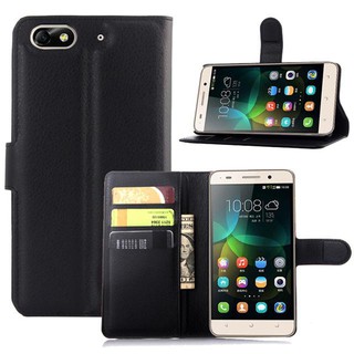 Bao da Litchi Huawei G Play Mini (Honor 4C) / GR5 2017 (Honor 6X) / GR5 Mini (Honor 5C) / GR5 (Honor 5X) (Đen, Nâu)