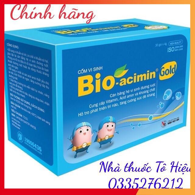 Bio-Acimin Gold+ - Cốm vi sinh giúp tiêu hoá khoẻ, trẻ ăn ngon