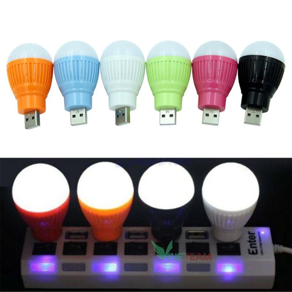 Bóng đèn LED ánh sáng trắng kết nối cổng USB mini tiết kiệm năng lượng -dc4261 | BigBuy360 - bigbuy360.vn