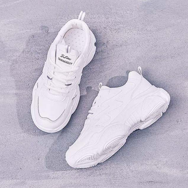 [SIÊU SALE] Giày sneaker nữ cao cấp SF-06 (Trắng)