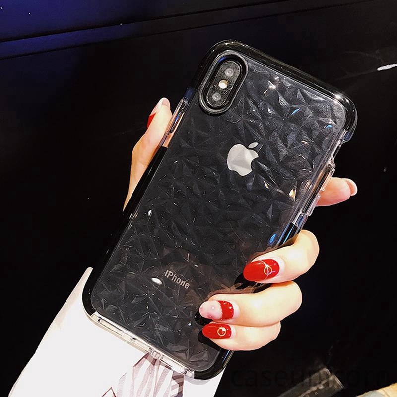 Ốp điện thoại TPU trong suốt họa tiết kim cương cho iPhone 12 11 12Pro Max X XR XS Max 8 7 6 6s Plus SE 2020 | BigBuy360 - bigbuy360.vn