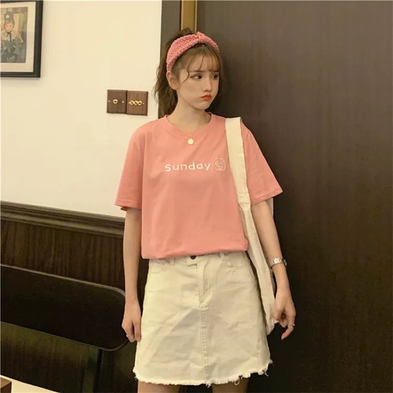 Áo thun thêu chữ 7 ngày trong tuần, áo phông nam nữ unisex cặp đôi Bencyshop