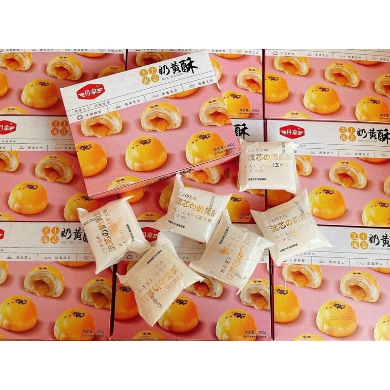 BÁNH TRUNG THU HỘP HỒNG 6 Cái-300Gr DATE MỚI