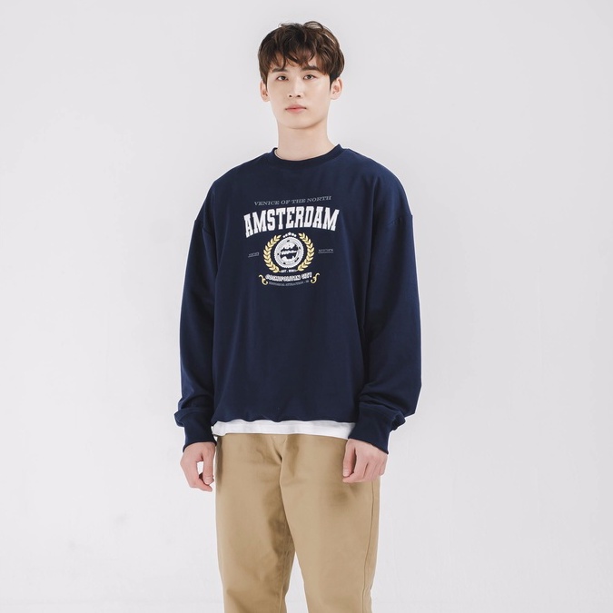 Áo nỉ tay dài SSSTUTTER in hoạ tiết phong cách hàn quốc City Sweatshirt | BigBuy360 - bigbuy360.vn