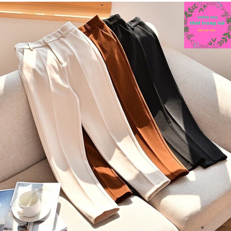 Quần baggy công sở nữ, Quần âu tây nữ chất tuyết mưa loại 1 cao cấp