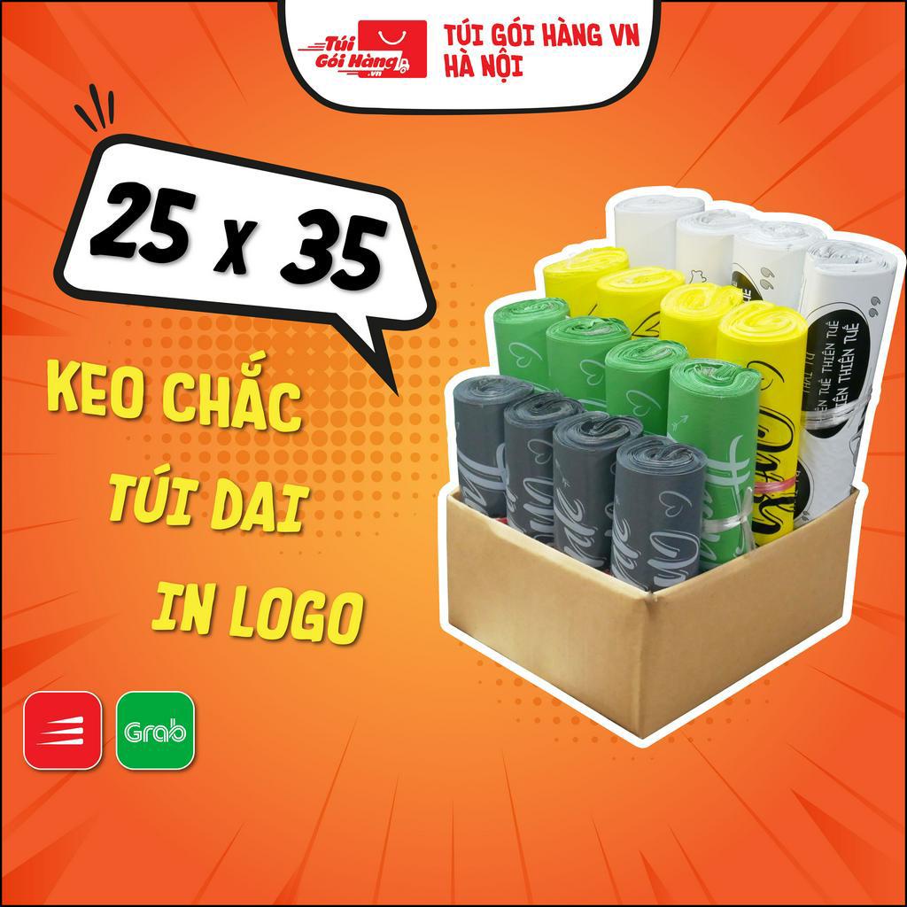 Túi Gói Hàng In Thank You 25X35 Tuigoihang Cuộn 100 Túi - Có In Logo, In Thương Hiệu Theo Yêu Cầu
