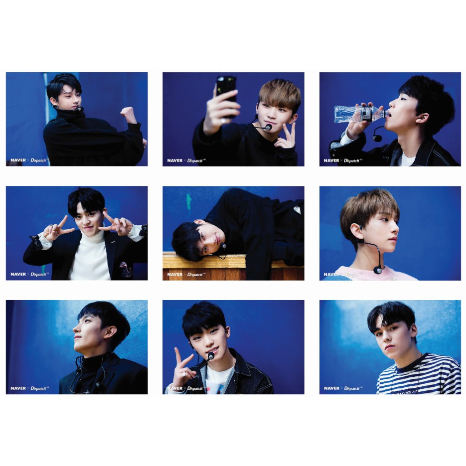 Lomo card ảnh nhóm SEVENTEEN Naver x Dispatch 2 full 99 ảnh