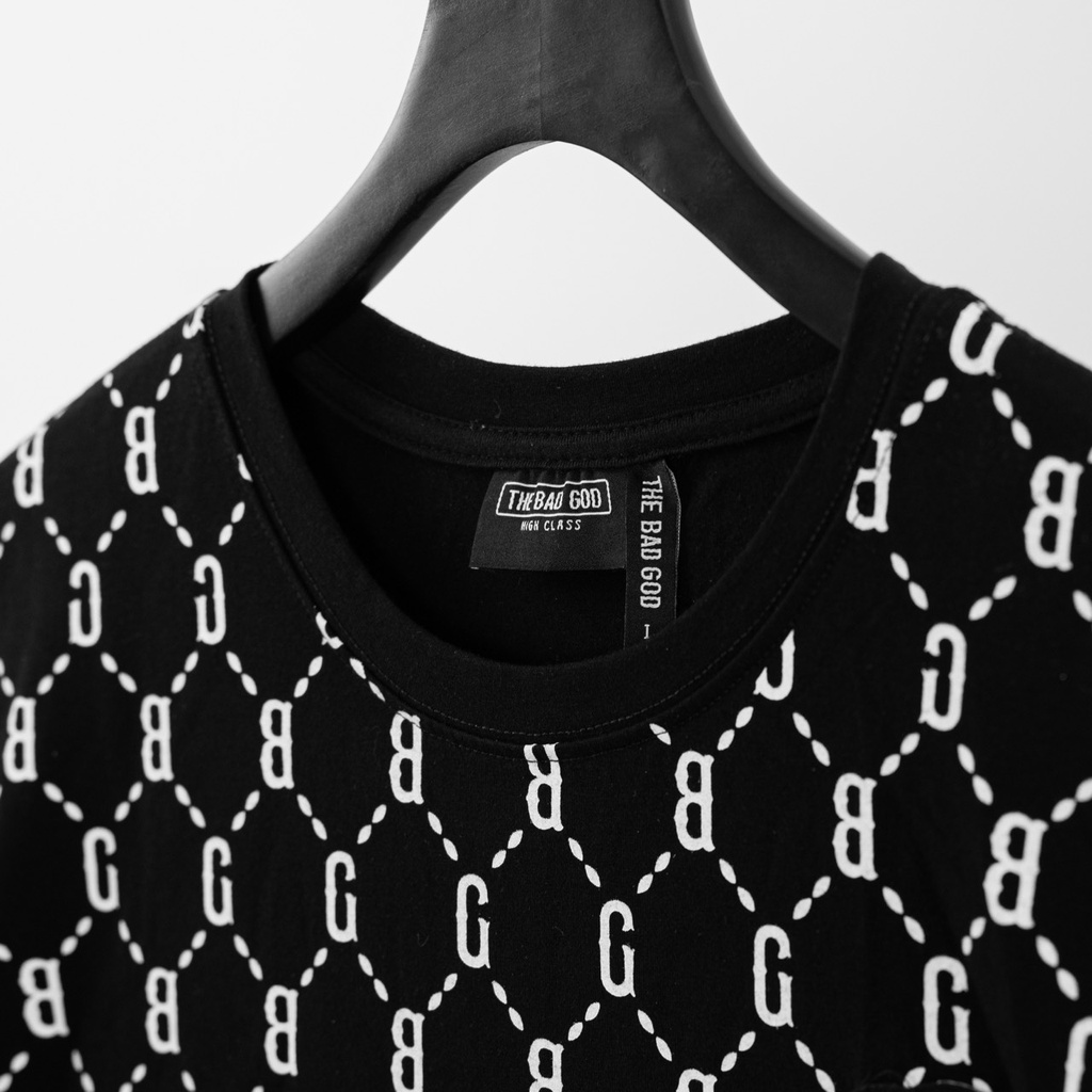 Áo thun tay lỡ The Bad God Monogram tee