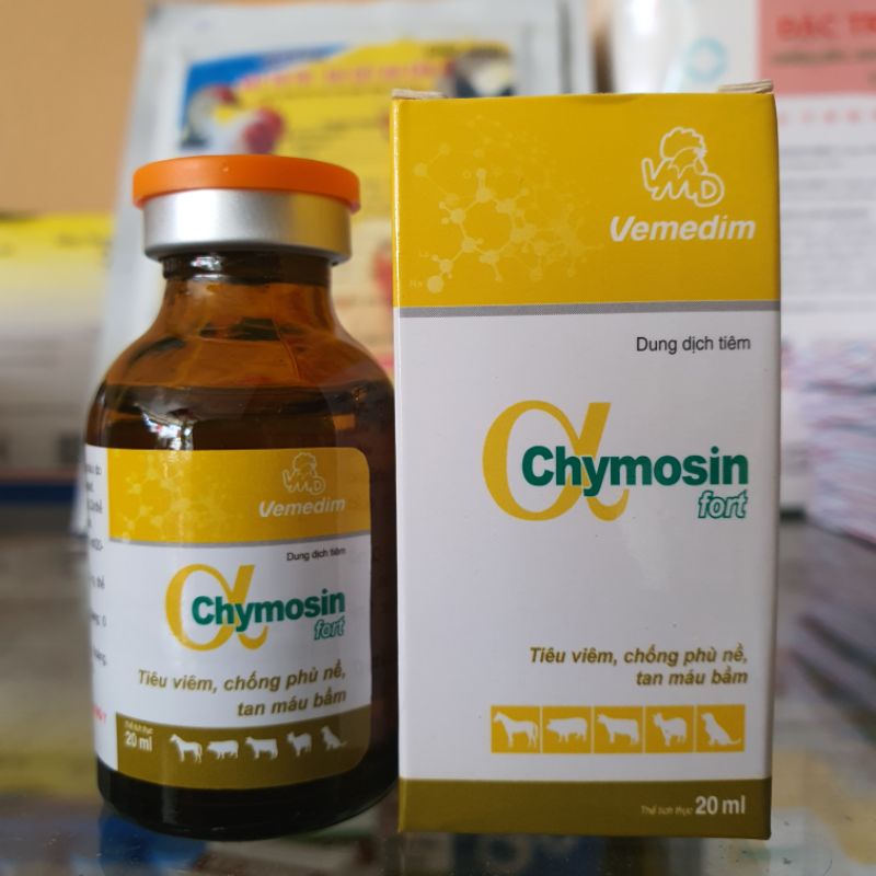 CHYMOSIN FORT 20ML - TIÊU VIÊM, CHỐNG PHÙ, TAN MÁU BẦM