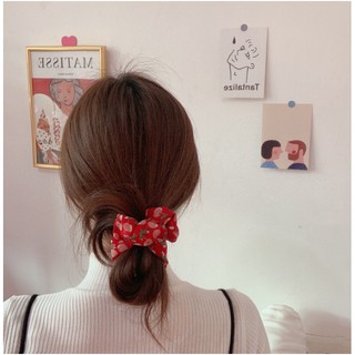 Cột tóc Vải Scrunchies- Dây cột tóc dễ thương nhiều màu