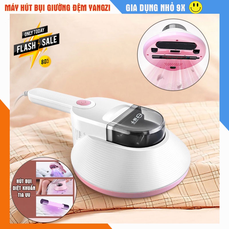 Máy hút bụi giường đệm Yangzi CM08, công suất 300W tia UV diệt sạch mọi vi khuẩn, lực hút 12000Pa