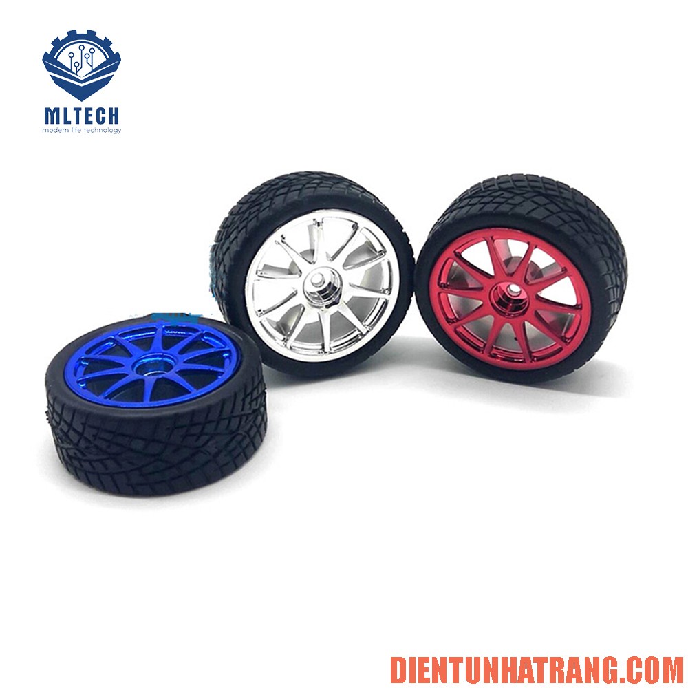 Bánh xe nhựa khớp lục giác 65mm
