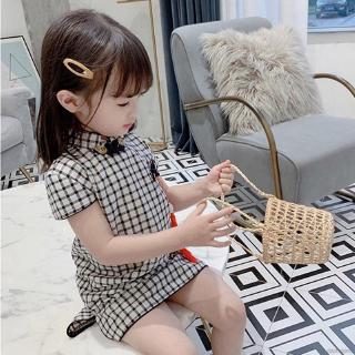 Sườn Xám In Hoa Cho Bé Gái
