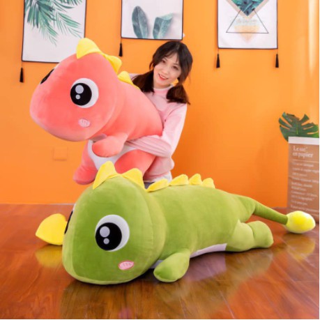 ✨Gấu bông khủng long mắt lồi-bông tinh khiết 100%✨ Chất Liệu Mềm Mịn, Hàng Loại 1