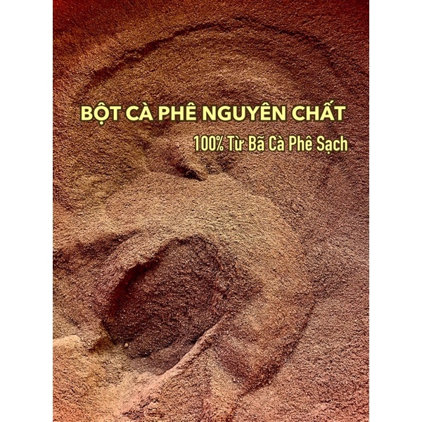 1kg Bột Cà Phê Nguyên Chất Siêu Mịn Tẩy Tế Bào Chết | 100% Bã Cà Phê Hạt