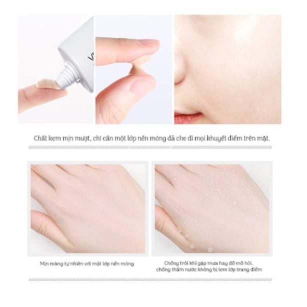 [HÀNG AUTH SIÊU SALE] Kem nền trang điểm - Kem trang điểm chống nắng Holikey Vital BB Cream Hàn Quốc SPF /40 PA 50ml
