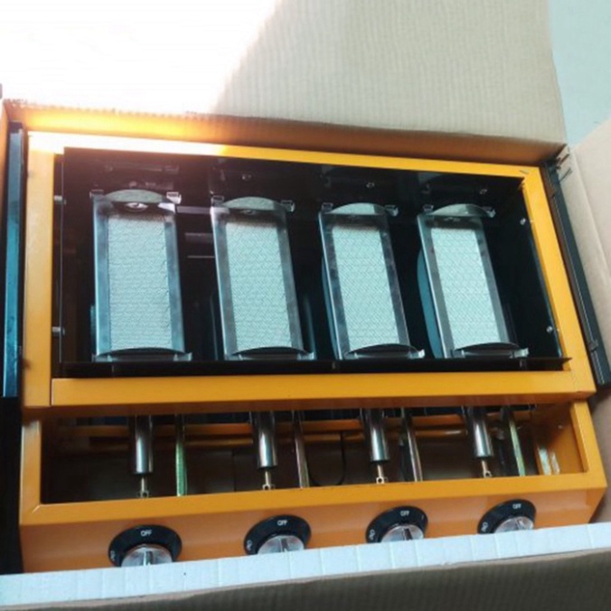 Bếp nướng hải sản, nướng thịt bbq ETON ET-K222 4 đầu đốt gas