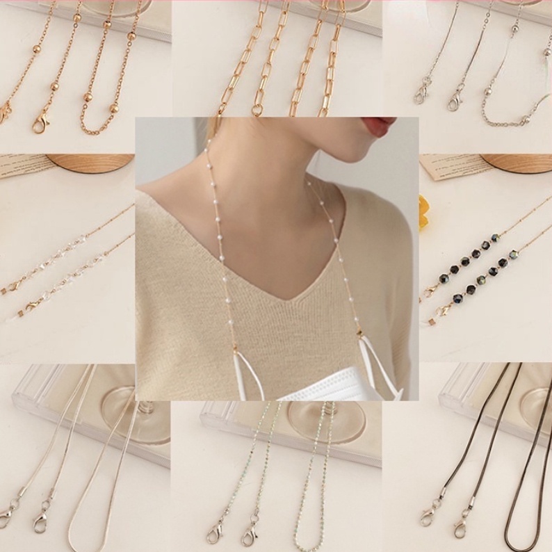 Dây Đeo Mắt Kính Nối Dài Từ Tính 2 Trong 1 Chống Mất Kiểu Mới