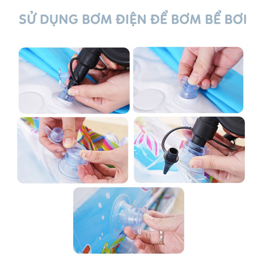 💔Có Hộp💔 Bể Bơi Cho Bé, Bể Bơi Phao Cho Bé Bơm Hơi 3 Tầng Kích 2M6,3M Khủng Lồ Hàng Loại 1, Tặng Kèm Nhiều Quá Hấp Dẫn