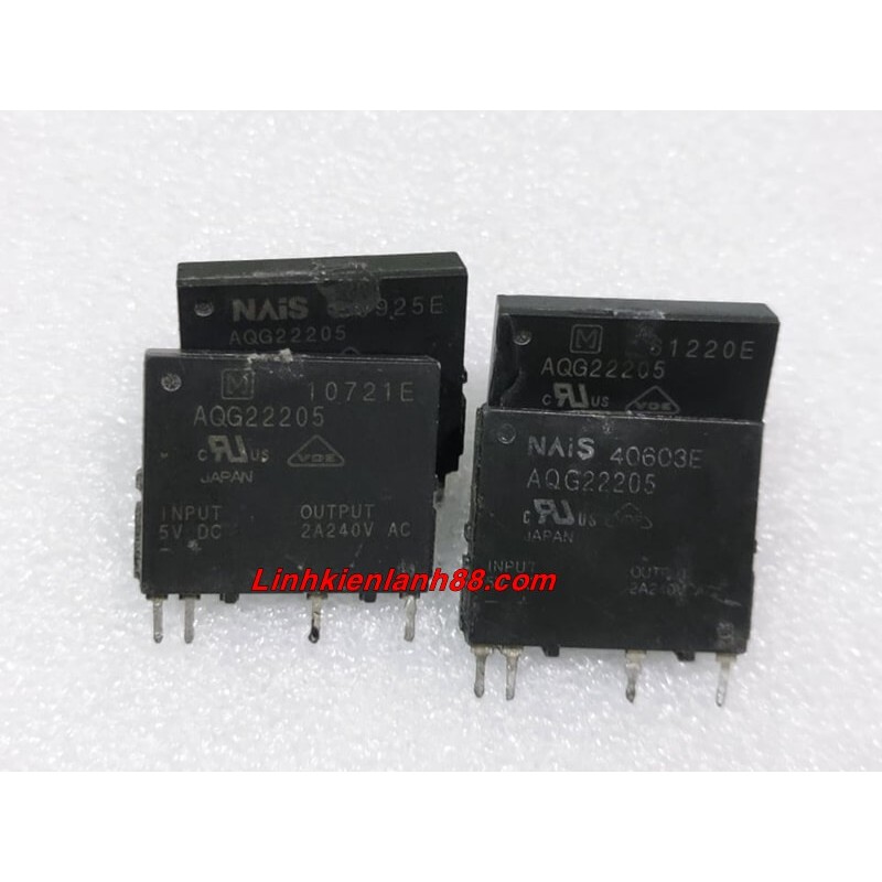 Phototriac AQG22205 điều khiển quạt bóc máy