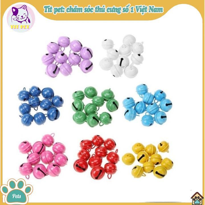 Chuông Rời Gắn Vào Vòng Cổ Thú Cưng Nhiều Màu Sắc