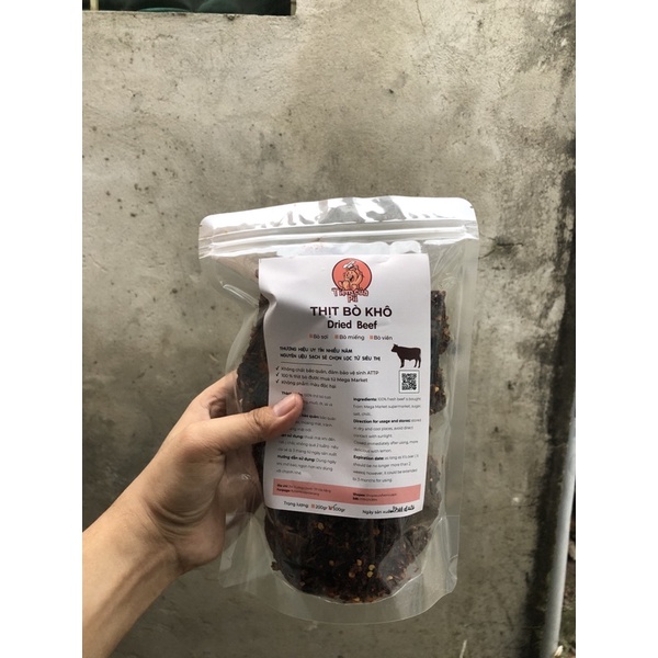 [ 100% Thịt Bò Sạch ]-Thịt bò khô miếng, khô bò mềm cay siêu ngon nhà làm đặc sản Đà Nẵng loại đặc biệt 200gr | BigBuy360 - bigbuy360.vn