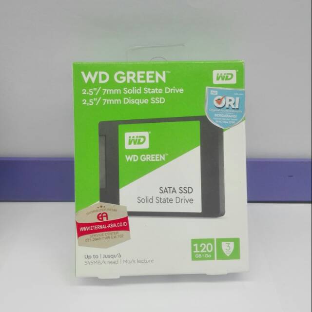 Thẻ Nhớ Ssd Wd Green 120gb Sata 3 Năm Chất Lượng Cao