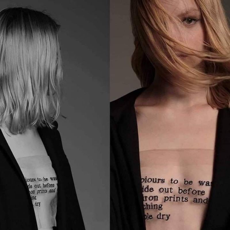 💢ÁO LƯỚI TATTOO CHỮ DÂY KÉO SEXY SIÊU PHẨM💢