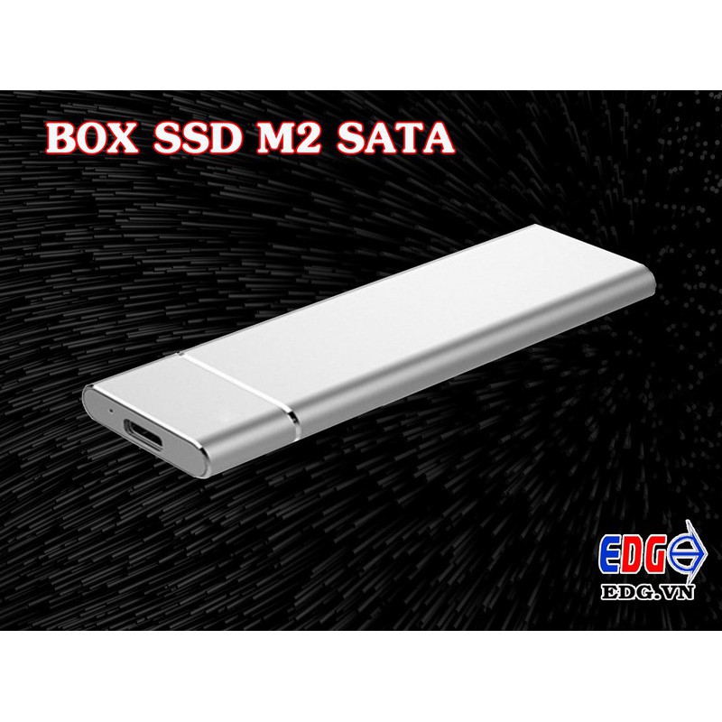 Box ssd m2 sata vỏ nhôm đẹp