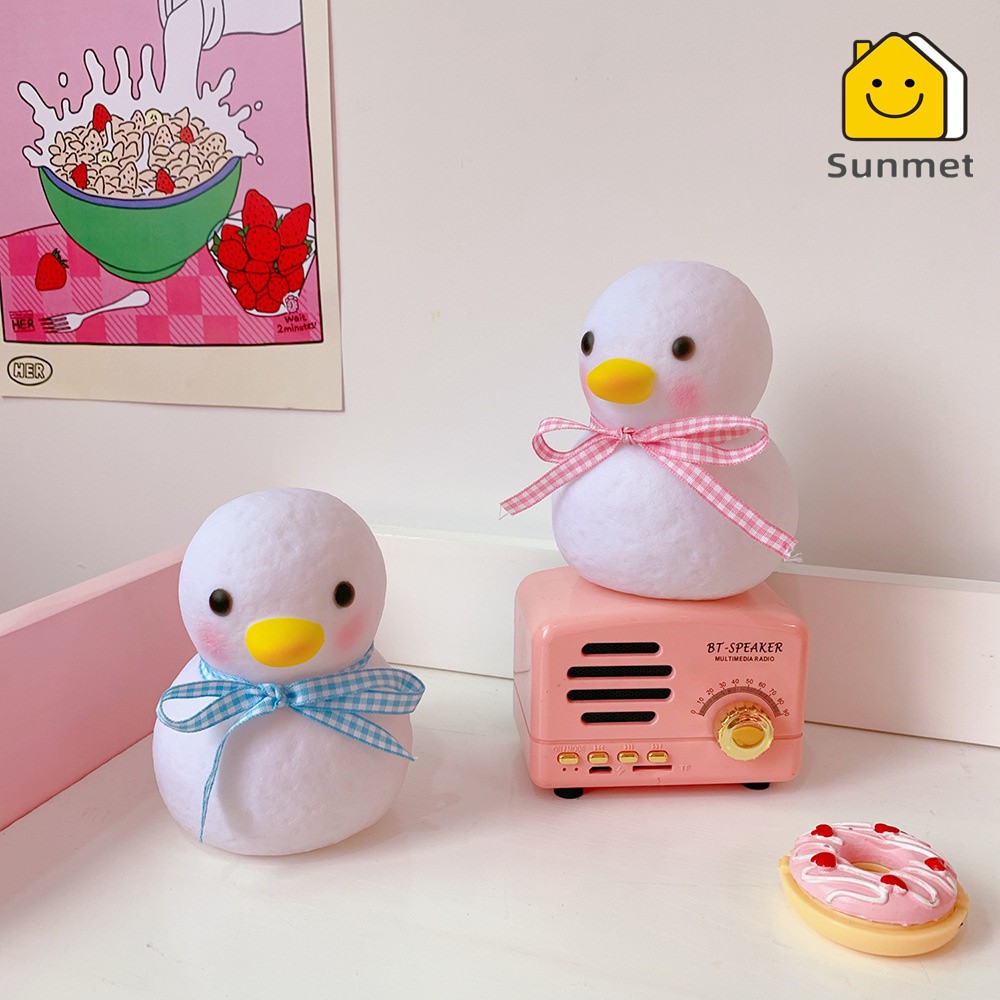 Đèn Phòng Ngủ Hình Con Vịt Thắt Nơ Ngộ Ngĩnh Dễ Thương Decor Phòng Ngủ Cho BÉ quà tặng VALENTINE SUNMET