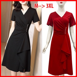 ROMI - Đầm dự tiệc đẹp bigsize cao cấp kiểu đầm ôm sọc xéo xẻ tà cột eo - nhiều mẫu 376