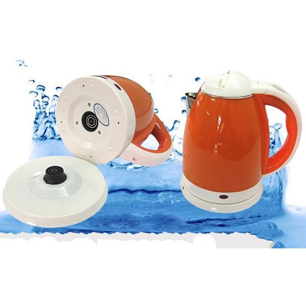 Ấm - Bình đun nước siêu tốc 2 lớp Electric Kettle 2L ( giao màu ngẫu nhiên )