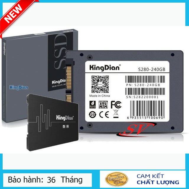 ổ cứng SSD 120gb kingdian S280 bảo hành 36 tháng