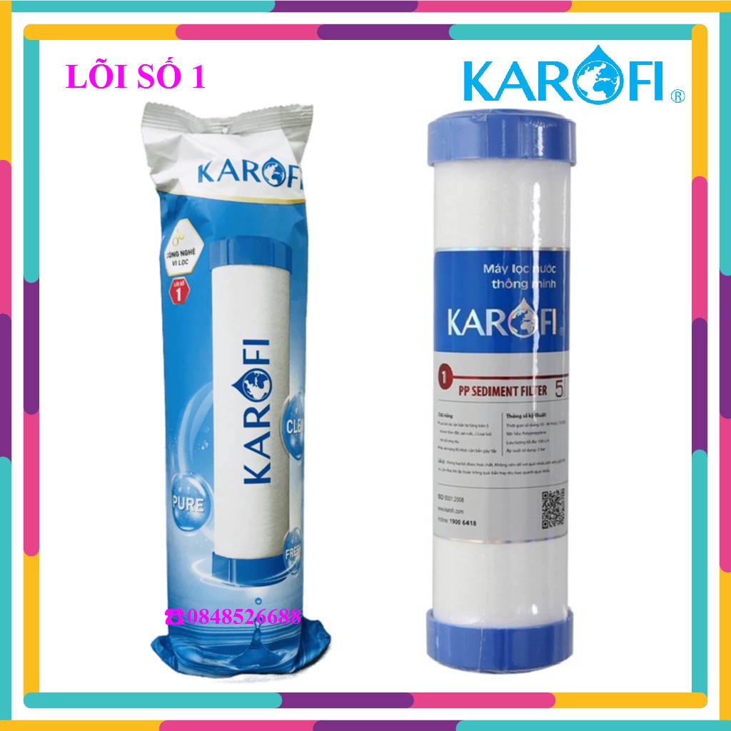 LÕI SỐ 1 KAROFI CHÍNH HÃNG - CÓ TEM CÀO XÁC ĐỊNH HÀNG CHÍNH HÃNG- DÙNG CHO TẤT CẢ CÁC DÒNG MÁY RO