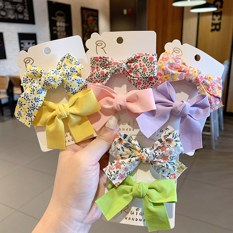 Kẹp tóc hình nơ thời trang Hàn Quốc cho bé