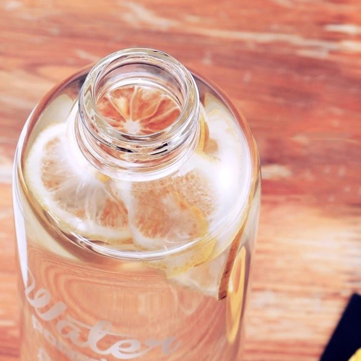 Bình nước - Bình nước detox dung tích lớn 1000ml tặng kèm túi đựng