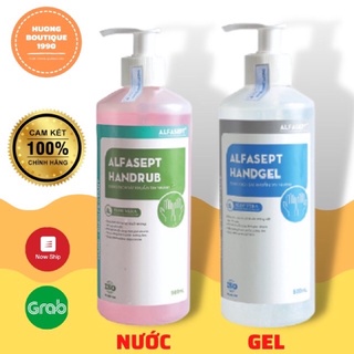 Nước rửa tay khô alfasept - dung dịch diệt khuẩn sát khuẩn nhanh mềm mại, không gây khô da