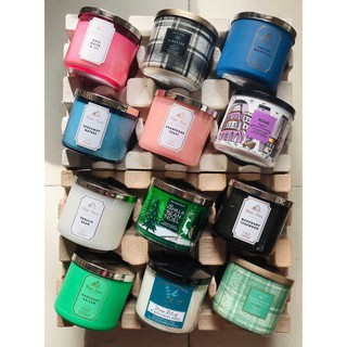 Nến thơm 3 tim bath & body works 411g của mỹ