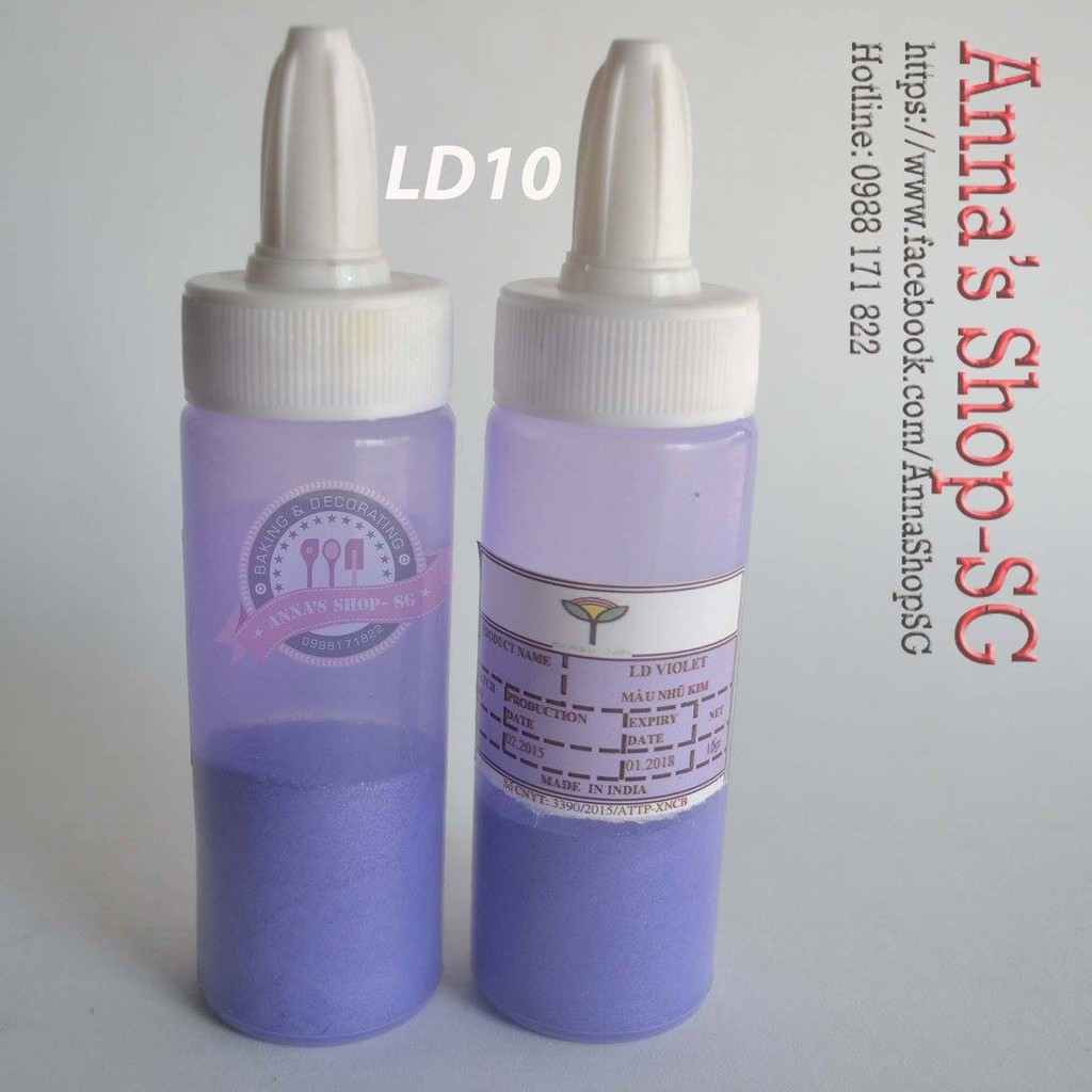 MÀU NHŨ PHUN BÁNH KEM - MÀU TÍM LD10