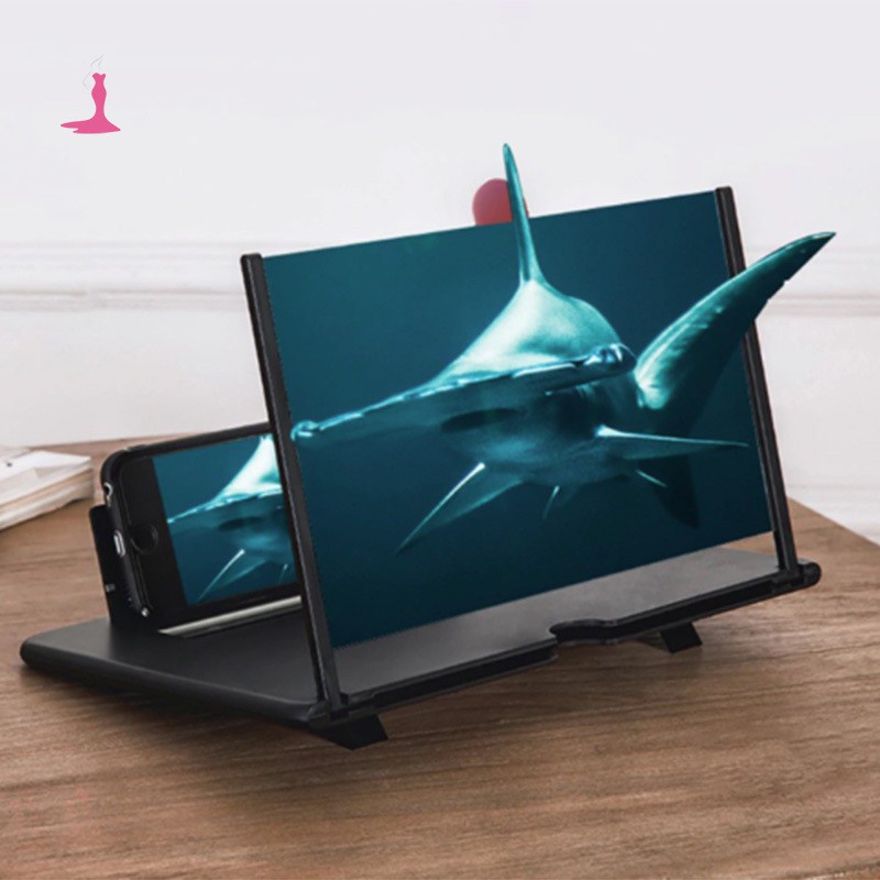 Bộ Khuếch Đại Màn Hình Điện Thoại Để Bàn Bằng Gỗ 3d Hd 40cm Tw