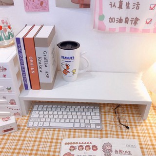 Kệ máy tính để bàn kê màn hình đa năng để sách vở decor bàn học 850cm