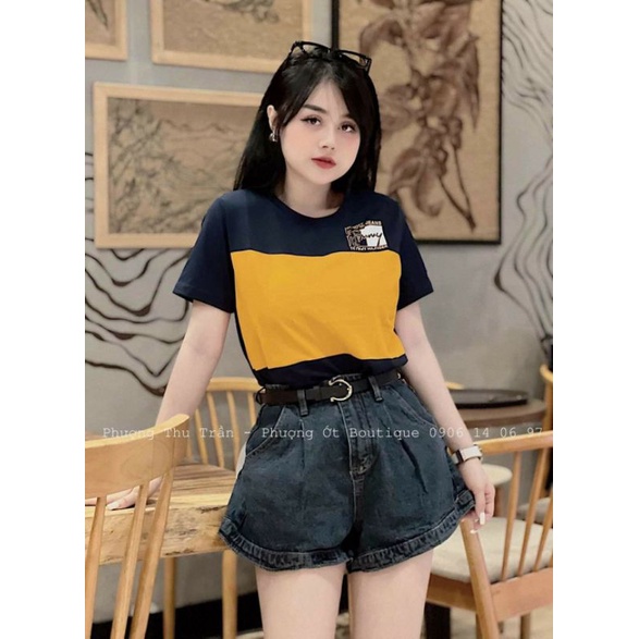 Áo Phông Nữ ToMy Xanh hottrend 2022 | BigBuy360 - bigbuy360.vn