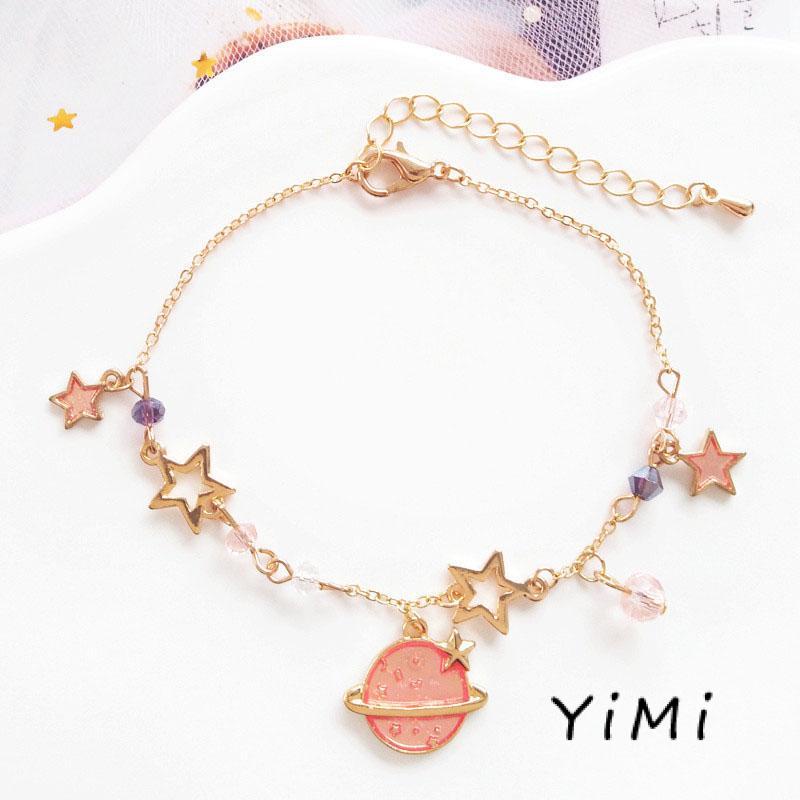 【Yimi.Vn】Vòng Tay Pha Lê Đa Năng Hình Hành Tinh Ngôi Sao Mộng Mơ Đơn Giản Cho Nữ