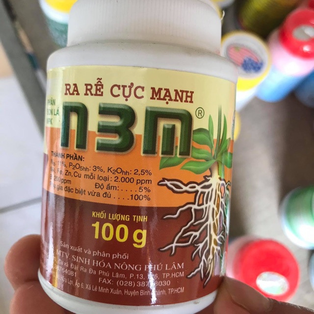 Phân bón Ra rễ cực mạnh N3M (100g)