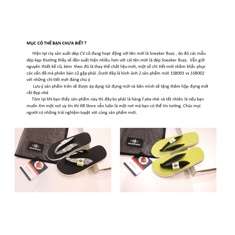 Dép Sneaker Buzz xỏ ngón đen xám họa tiết chính hãng 1SB0002