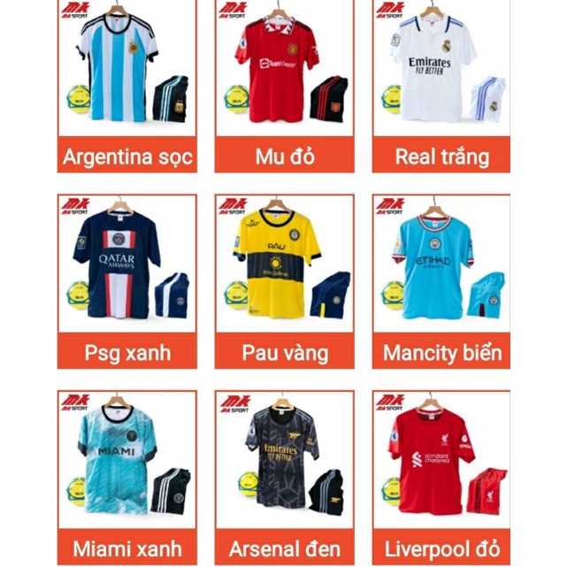 BỘ QUẦN ÁO CÂU LẠC BỘ MÙA GIẢI MỚI 2022_2023