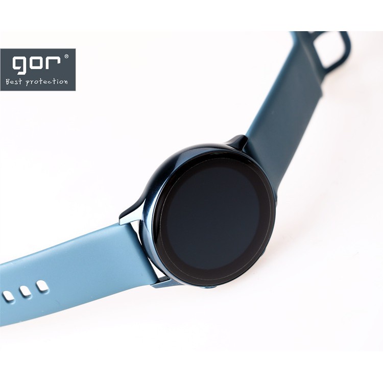 Miếng dán đồng hồ thông minh Samsung Galaxy Watch Acitve, Watch Active 2 chính hãng Gor chống bám vân tay