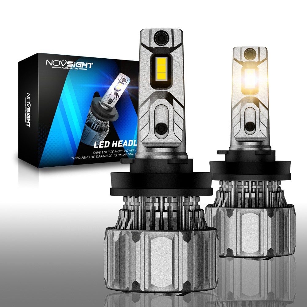 Novsight Cặp Đèn Pha Led Mini  N50 3000k 6500k H11 H9 H8 Cho Xe Hơi